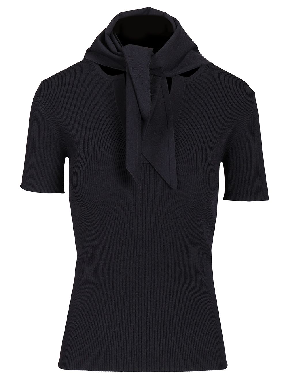 Max Mara Sweater With Scarf Tops - Blue | 5e74c10d278b0bc68850a0829674bb5e628821dd