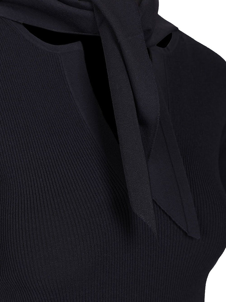 Max Mara Sweater With Scarf Tops - Blue | 260dd16619422e5d3e83717ffb0ee8d106ce6012