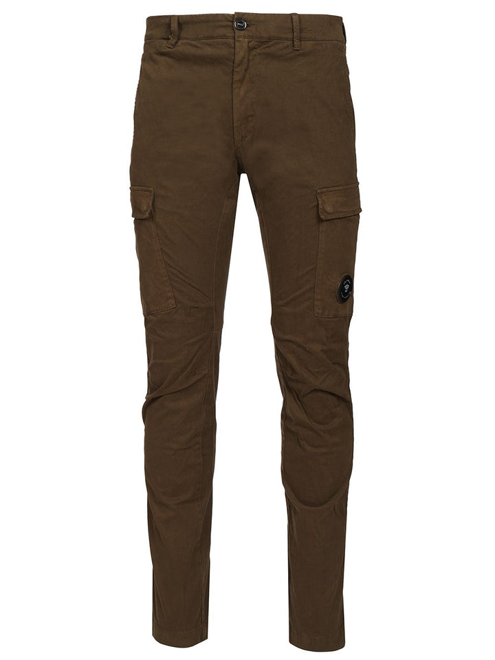 C.P. Company Cargo  Made Of Stretch Cotton Satin Trousers - Green | 6081497503917701400bf7c6cb1b948e57d3bd98