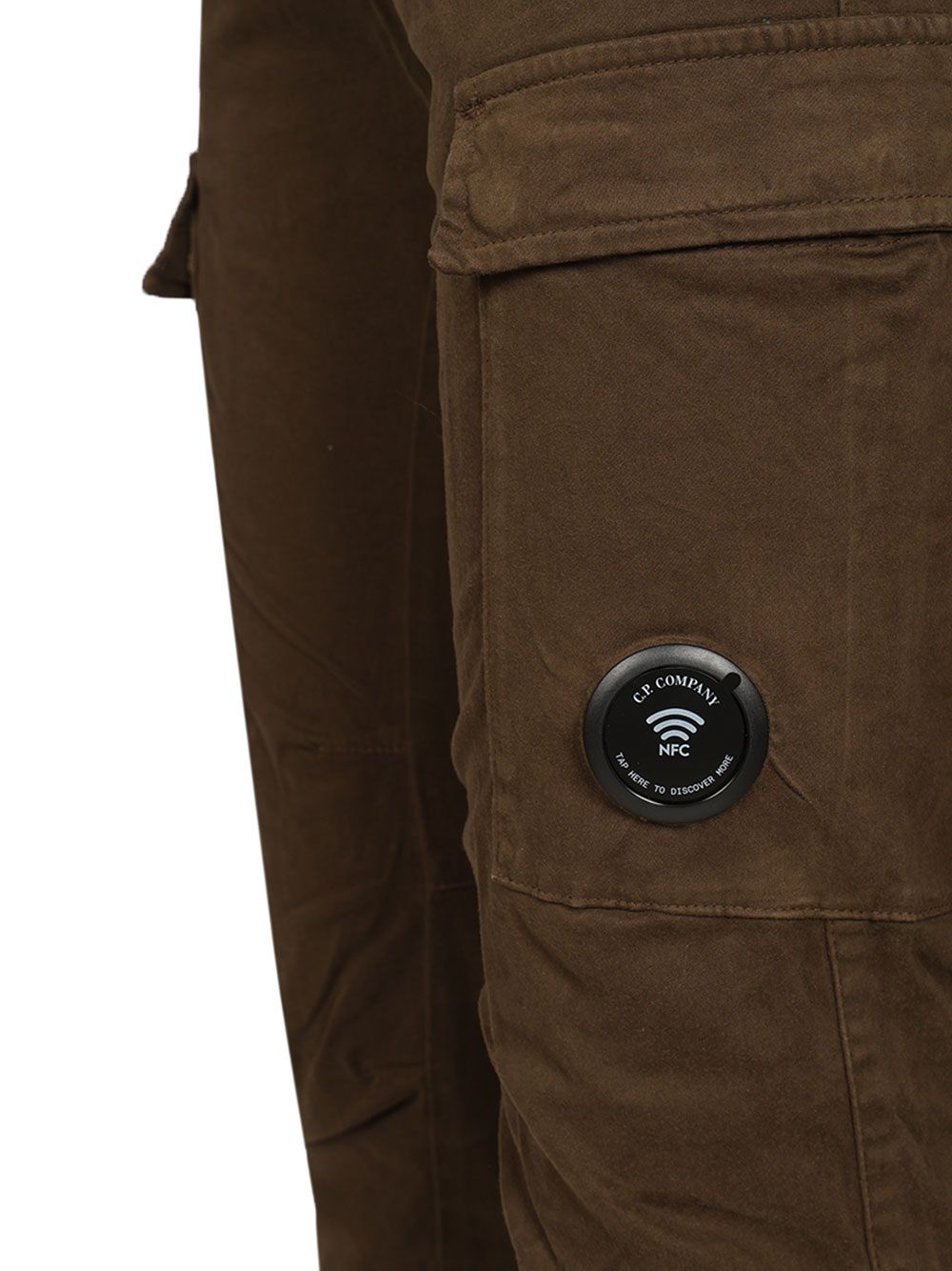 C.P. Company Cargo  Made Of Stretch Cotton Satin Trousers - Green | f9cadf93c2a71ef7eadd9216119773372fbf9b5d