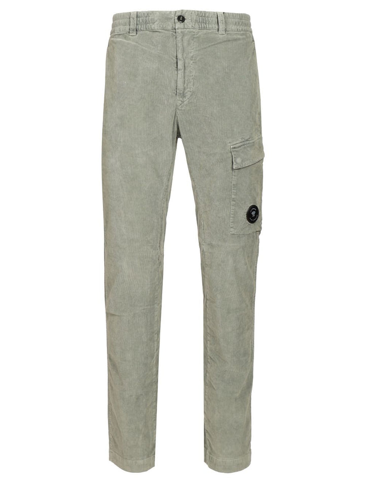 C.P. Company Velvet Trousers - Grey | 9287bdcc3429023dbd0cc0f467a60d9d2d719931