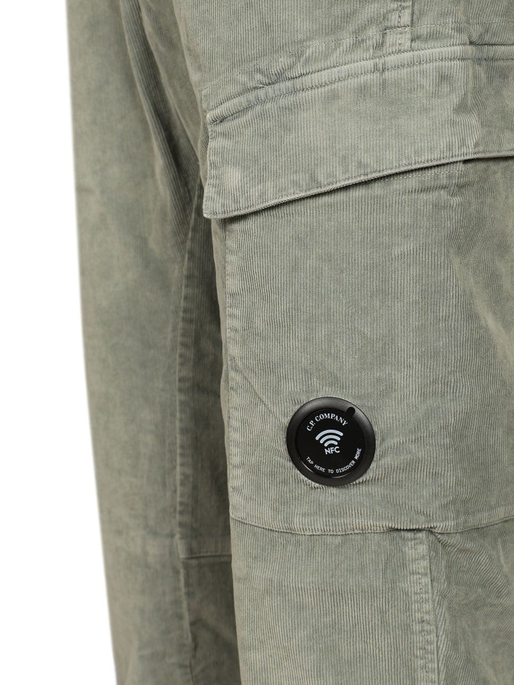 C.P. Company Velvet Trousers - Grey | 127d53e12b0e1111ae30d86f00a01ca2c35c10d5