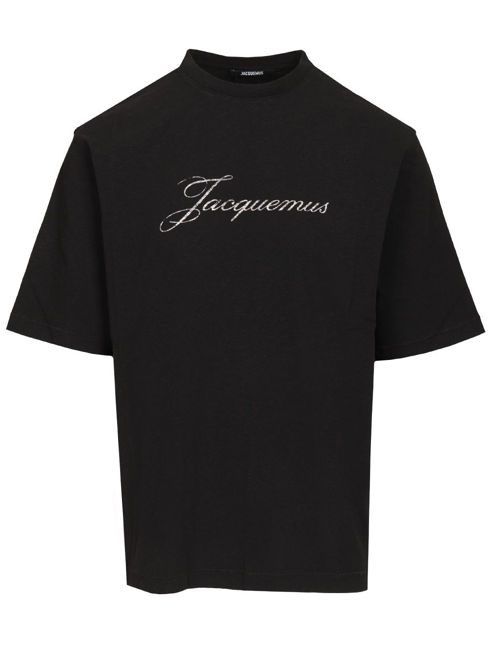 Jacquemus With Writing T-Shirt - Black | e1c8318cfac454cb57fc2c714c98aa7cb1285fe8