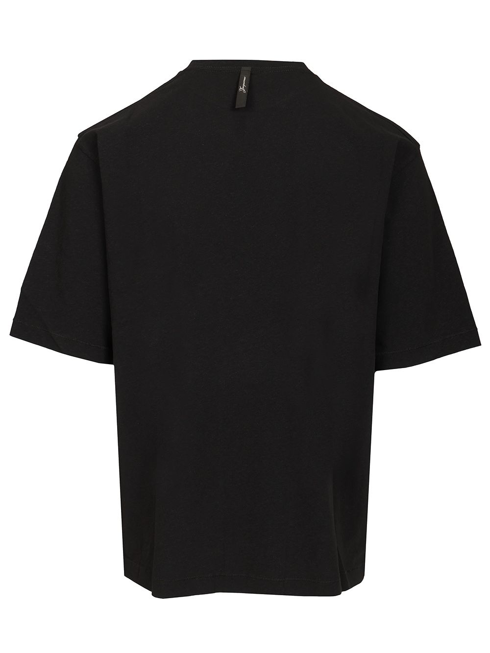 Jacquemus With Writing T-Shirt - Black | 8191a370069ea762e64004ebfc0ea22245841284