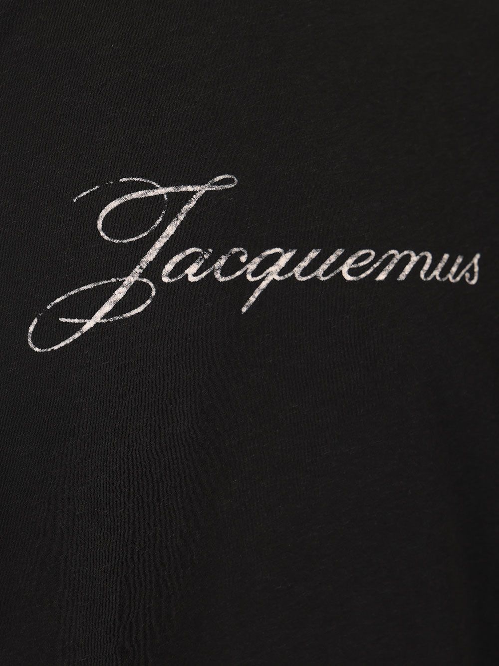 Jacquemus With Writing T-Shirt - Black | 1a56569edca9395e91852c2e5d017164dd508584