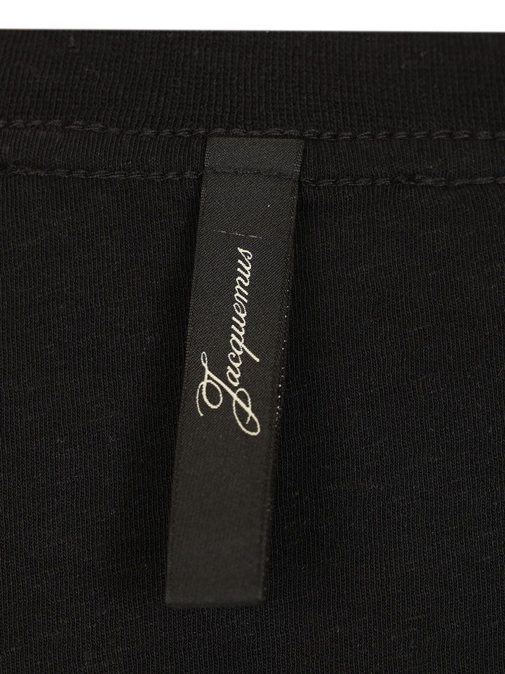 Jacquemus With Writing T-Shirt - Black | be7dd3fcebd496a06bed622973a315dc91a5d52e