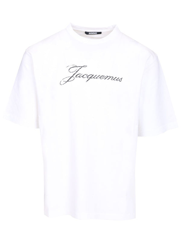 With Writing T-Shirt White