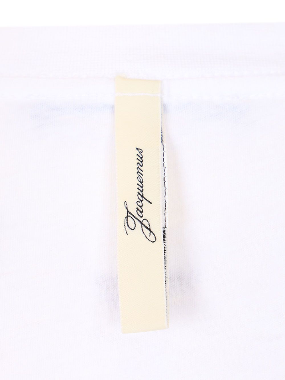 Jacquemus With Writing T-Shirt - White | d7149989c45be3a95f28eaca6f3f9841eb0bd299