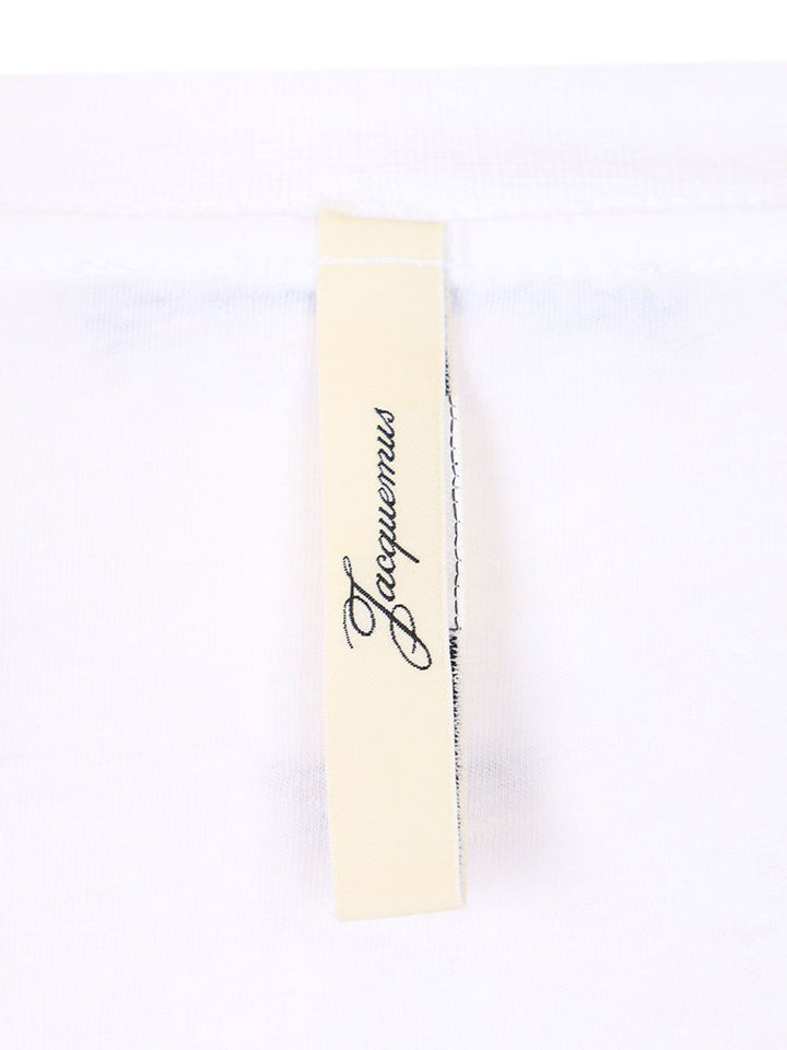 Jacquemus With Writing T-Shirt - White | d7149989c45be3a95f28eaca6f3f9841eb0bd299