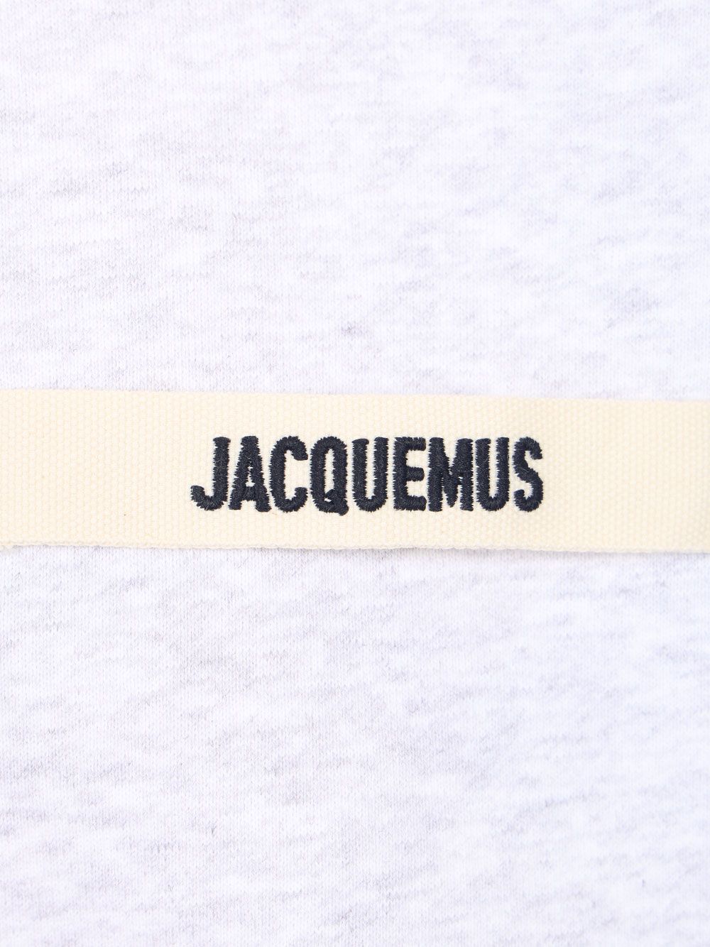 Jacquemus Le Hoodie Gros Grain Sweatshirts - Grey | 0616667becfd8449cf393388513ce3ce764f6671