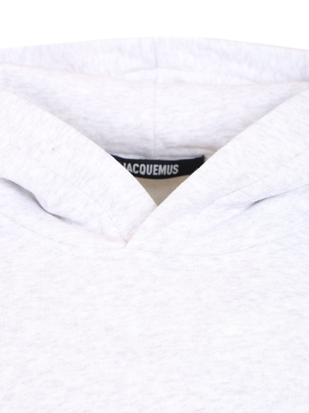 Jacquemus Le Hoodie Gros Grain Sweatshirts - Grey | 444a2590b8bf5a87761f7d1d133d79be889efe68