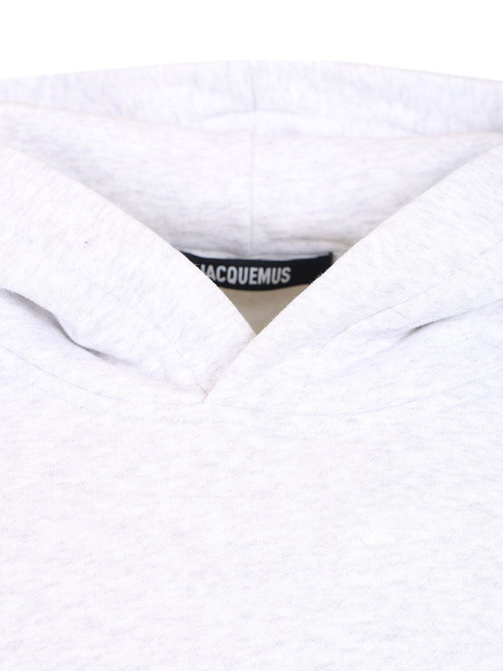 Jacquemus Le Hoodie Gros Grain Sweatshirts - Grey | 444a2590b8bf5a87761f7d1d133d79be889efe68