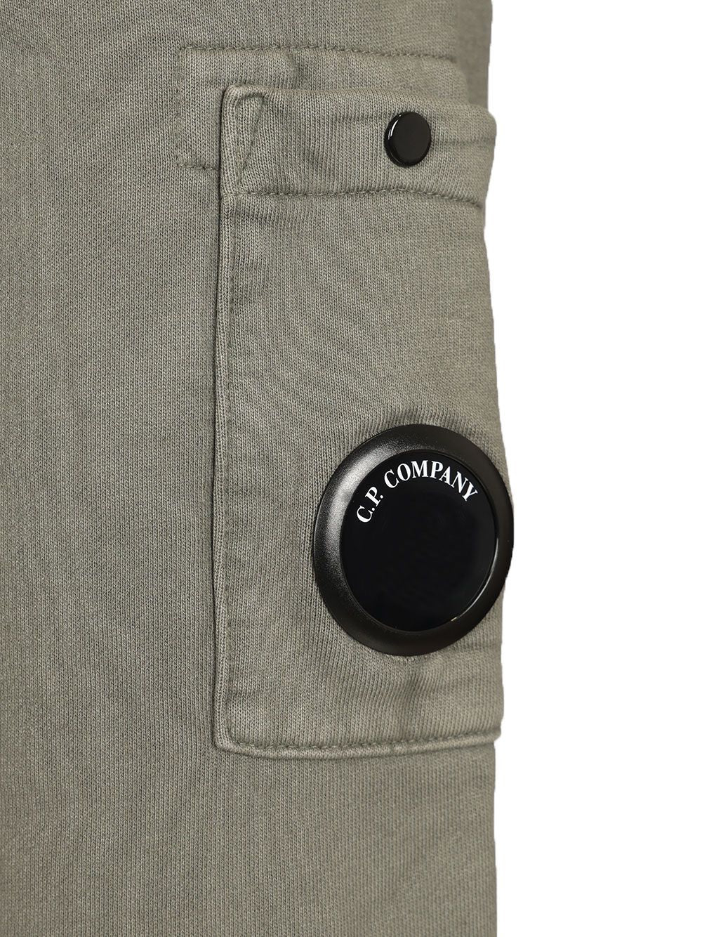 C.P. Company Brushed And Emerized Diagonal Fleece Crewneck Lens Sweatshirt Sweatshirts - Grey | 9e9c2c251af40c6df34653cff237434fa35394c8