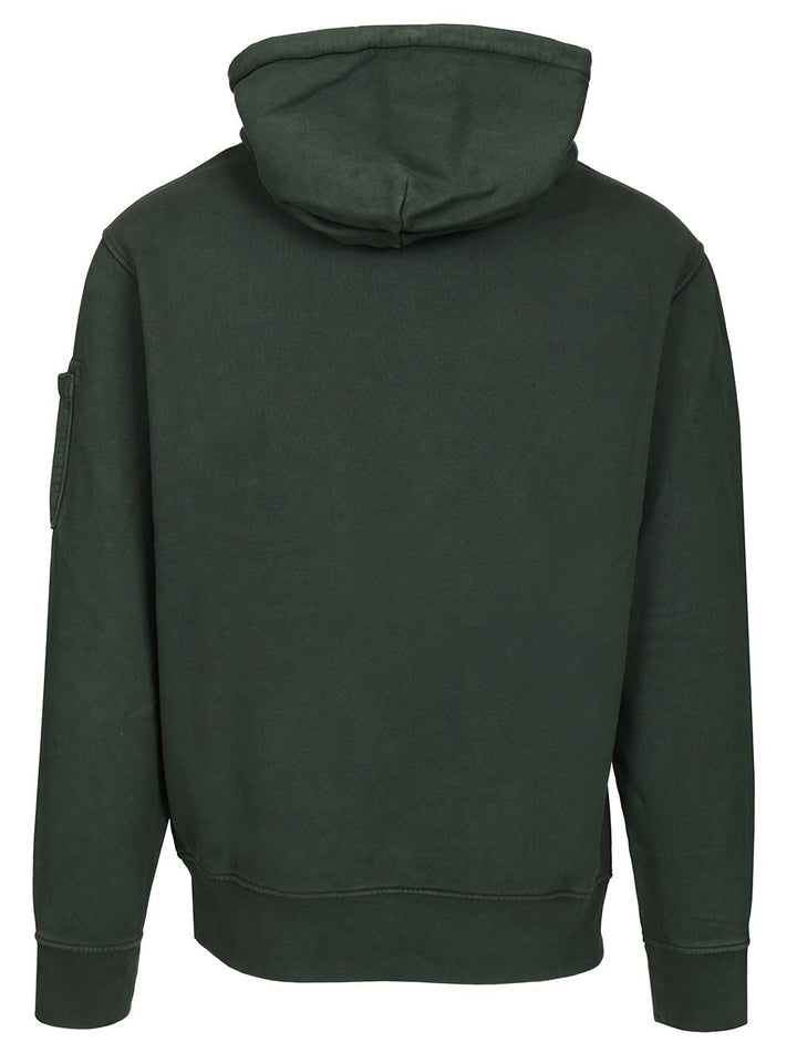 C.P. Company Comfortable With Hood Sweatshirts - Green | ad22a32929f64384c6d3955f8dfe80b2ca3f12ef