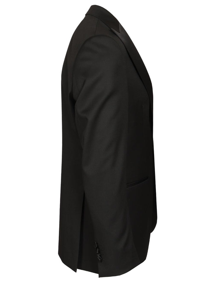 Al Duca D'Aosta Classic Tuxedo Dresses - Black | 53c76b98be860674b9b99fa588d90ba7b7d57e1b
