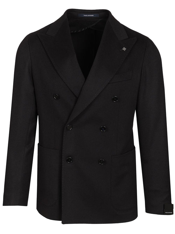 Montecarlo D.Petto 50 Lana 50 Cach Jackets Blue
