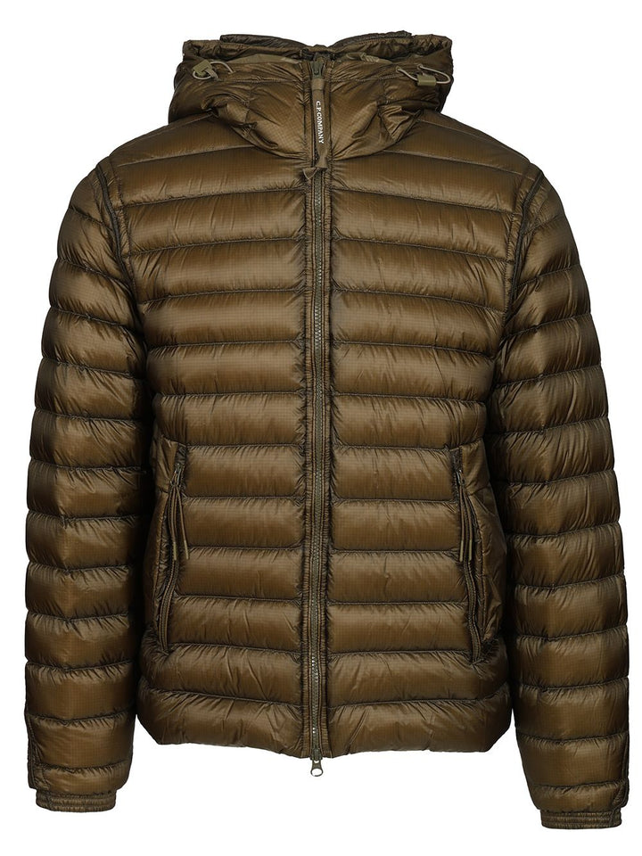 C.P. Company Google Down Jacket Coats - Green | a3d9dd2c0d29db30b36a2df09d4851ea83251336