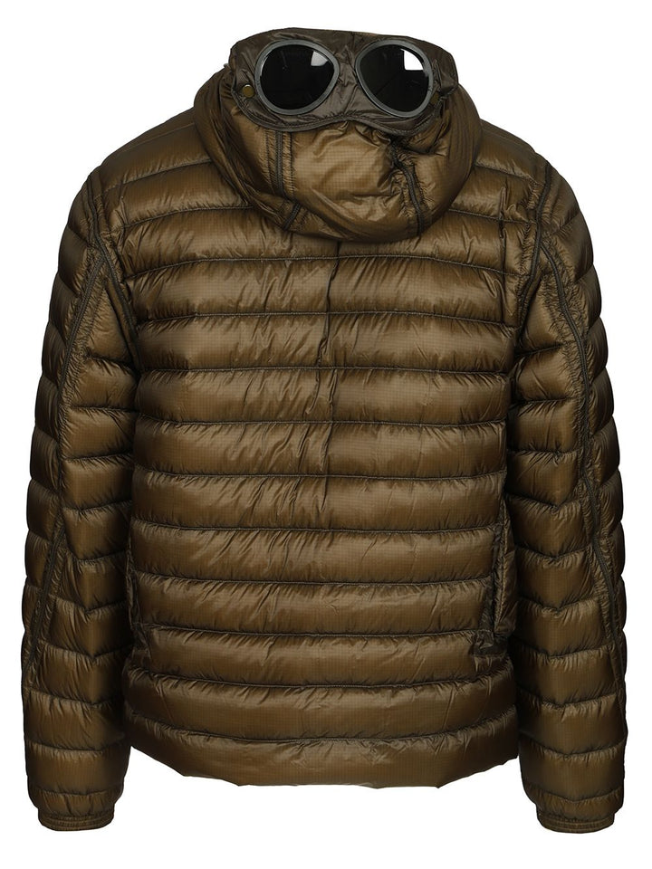 C.P. Company Google Down Jacket Coats - Green | e5e45c6db183cf30f4948bad9475899269acc8be