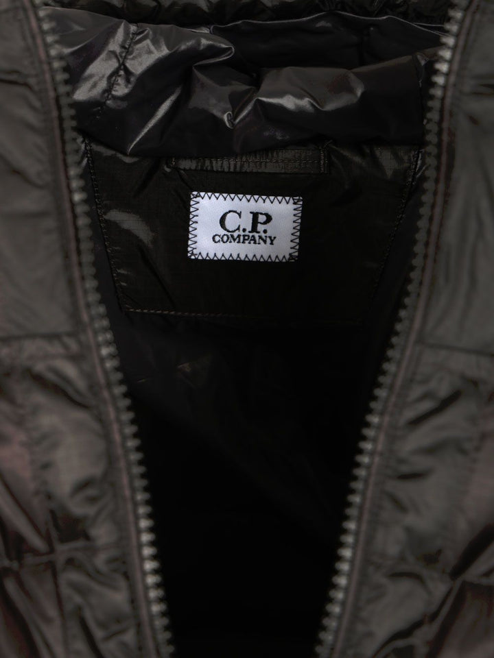 C.P. Company D.D. Shell Hooded Lens Down Jacket Coats - Black | 006c7e9133d320df6ee49685765e100c0ea7657a