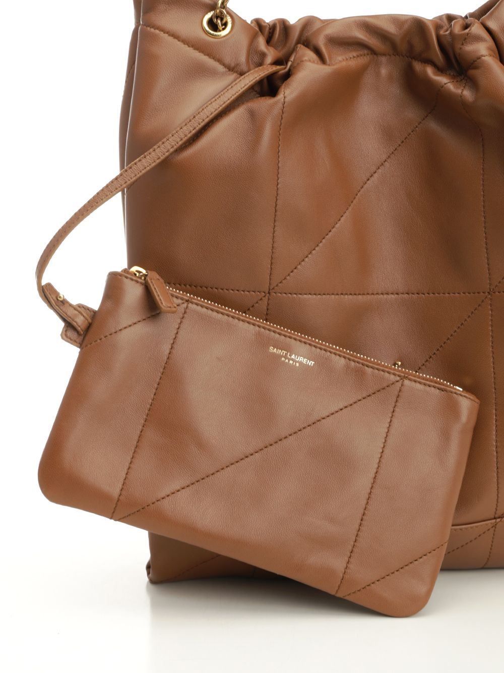 Saint Laurent Jamie Shoulder Bags - Beige | dcb84161b514fbdadd44e02870567dd27e1d08f8