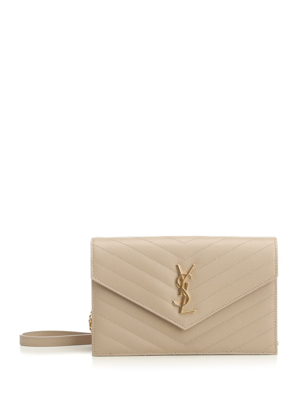 Saint Laurent Chain Wallet Small leather goods - Beige | de19b2b946f73fe5e68ed19917d42c512d3b8e42
