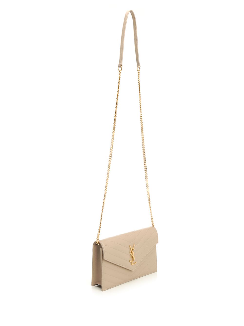 Saint Laurent Chain Wallet Small leather goods - Beige | c3a9650721622521c9ccdfe0d06a4d235c3c5100