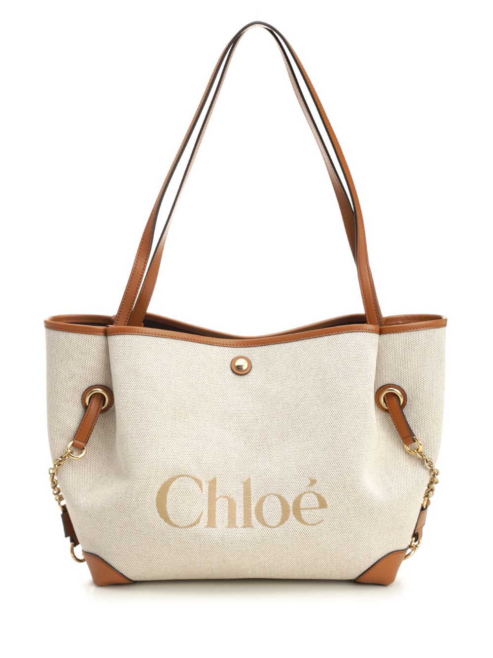 Chloe' S655 - Chloé Clover Shoulder Bags - White | 363f43dae47c58ad81364a4dbade766b45b99b32