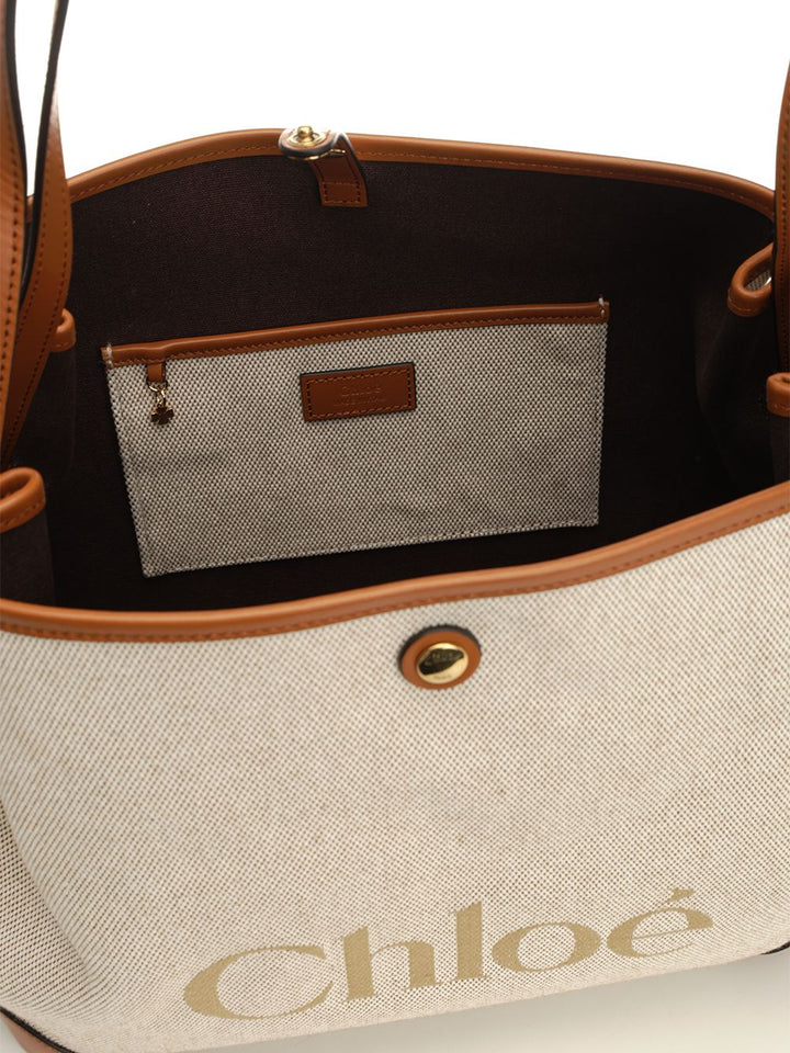 Chloe' S655 - Chloé Clover Shoulder Bags - White | 428e6d4d0443f1d280986f764a8501ca13043fcf