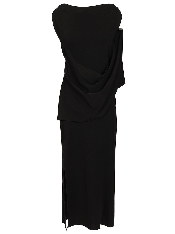 Cfcl Ac Milan Draped Sleeveless Dress Dresses - Black | 868f6d46bb1f42523bd5d329da9b7d12dad03cdc