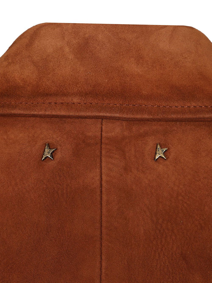 Golden Goose Deluxe Brand Suede Blazer Jackets - Brown | 6bf2ee44eda1dbd8c2f4fa367434206cdc2af60c