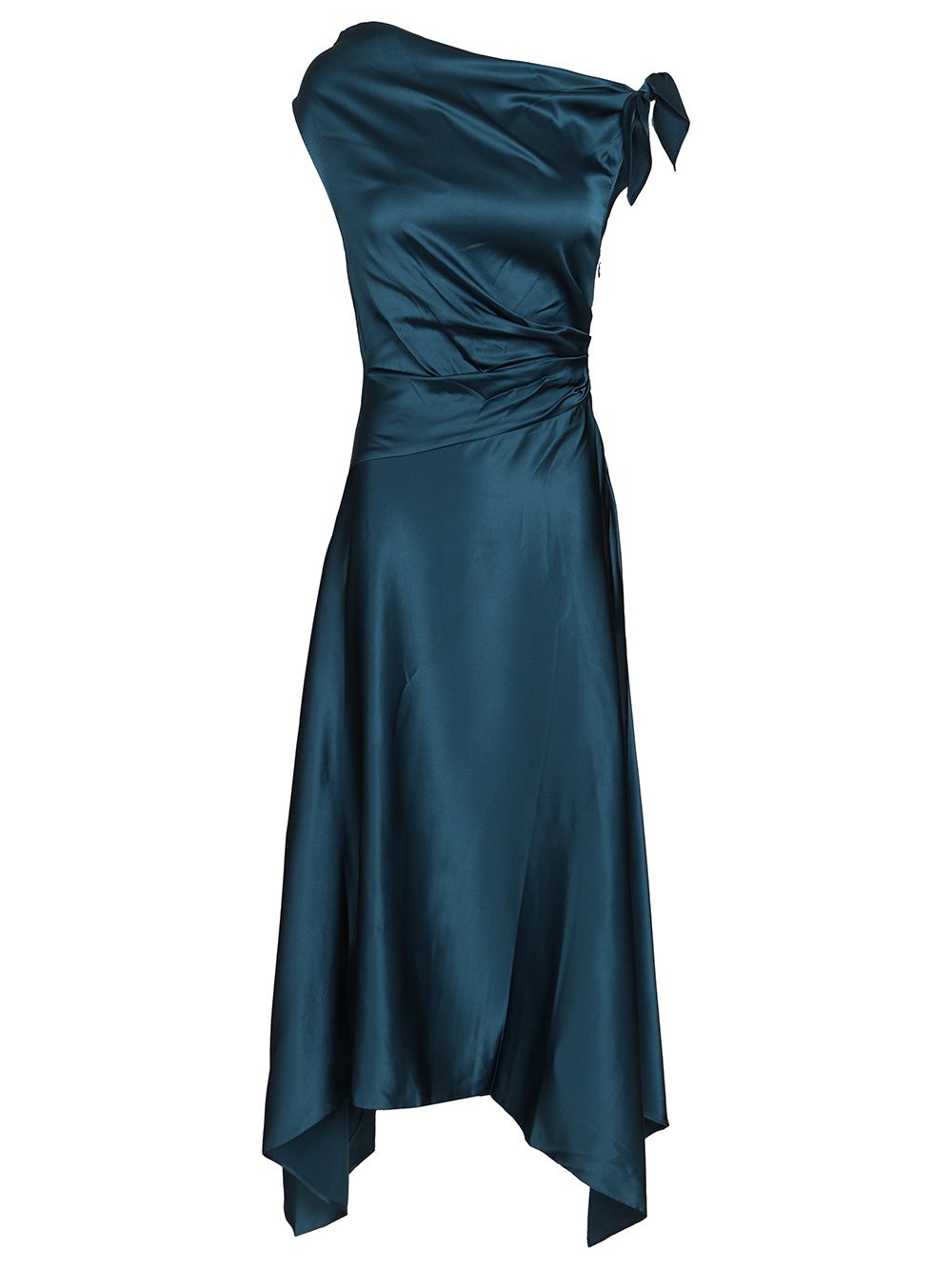 Staud Portia Silk Dress Dresses - Blue | 48cd614d3806b09202bcf15f6ce1461e8a78dc48