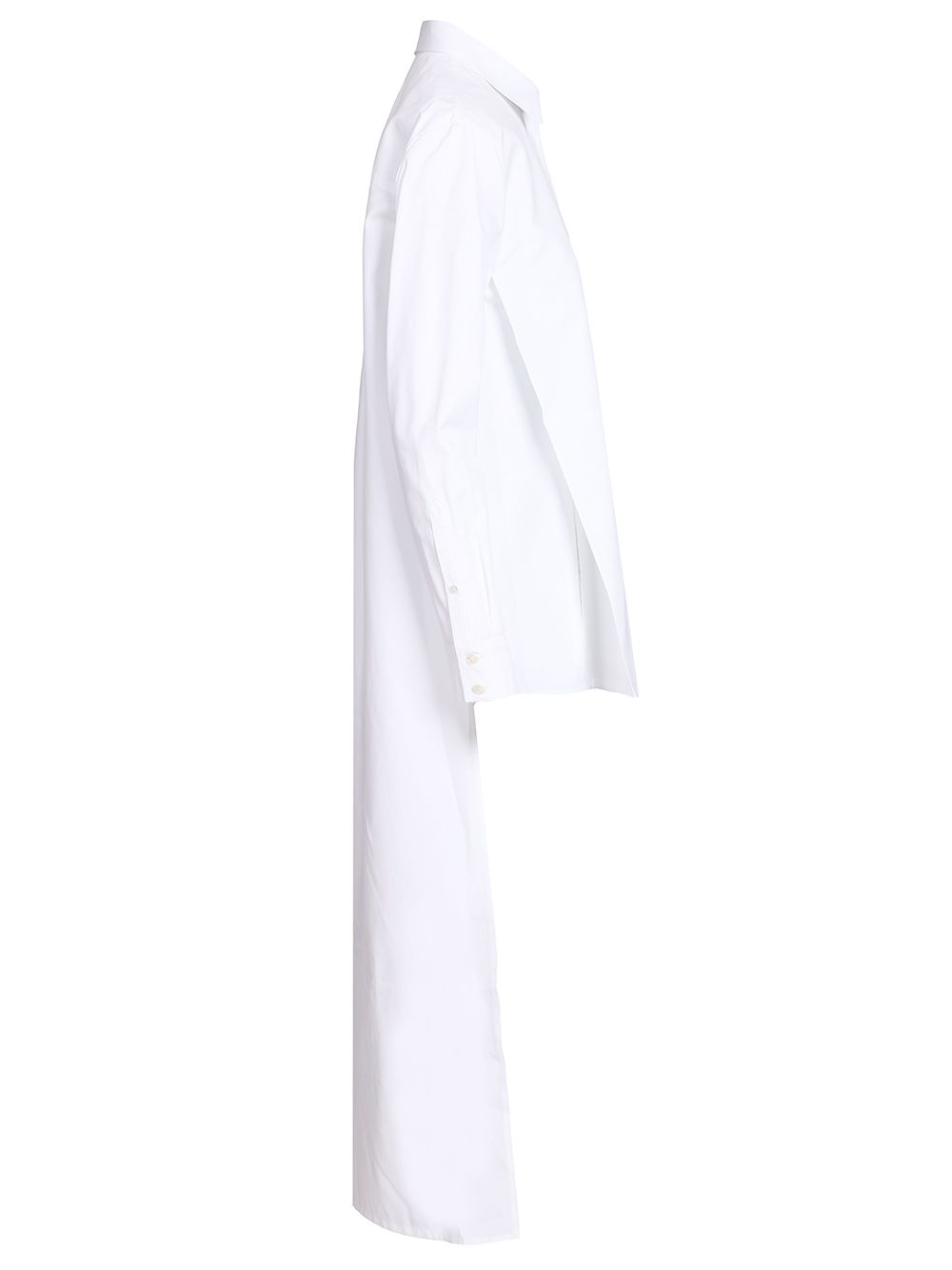 AlaÏA Asymmetrical Shirt Shirts - White | 791d60ec2ebf5699fea5c65889ac9c0be628b2c4