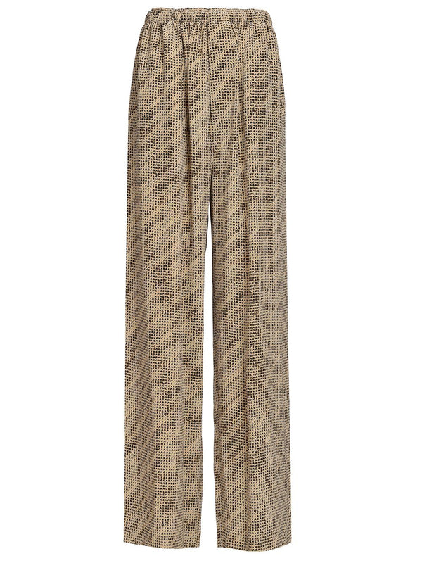 Monogram Trousers Beige