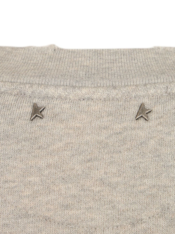 Golden Goose Deluxe Brand Oversized Cotton Sweatshirt Sweatshirts - Grey | f97034c8f68e83b33e6b8dd7e8ab3e03ce9702fa