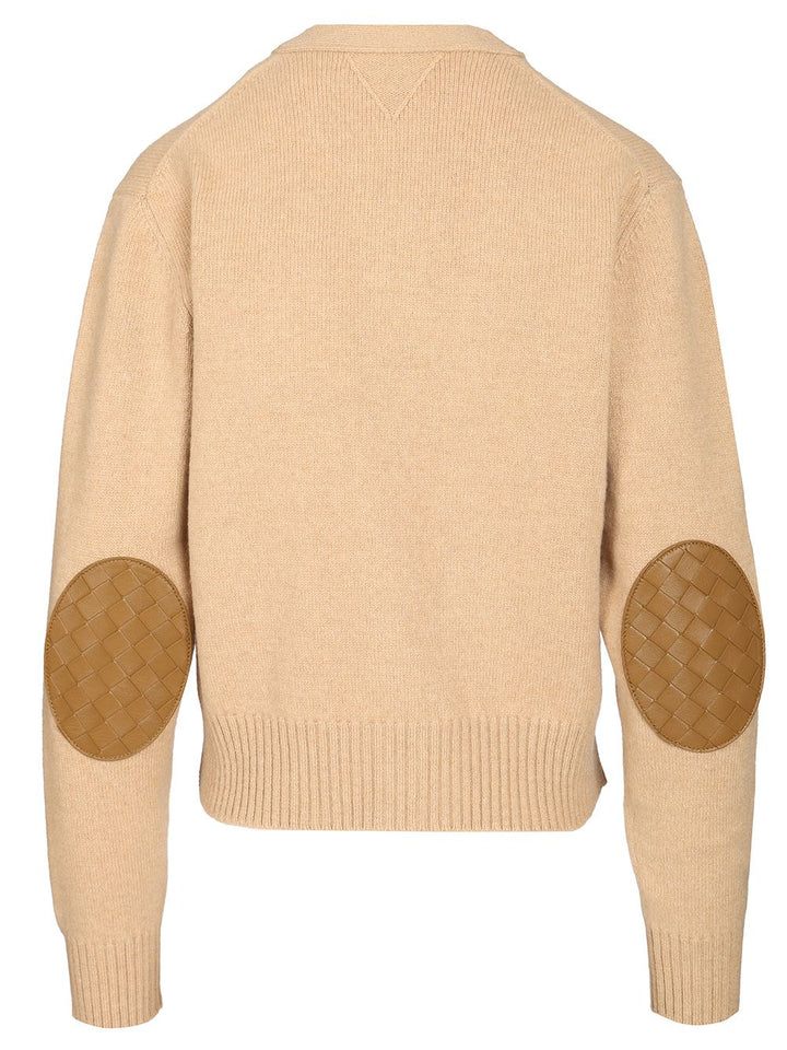 Bottega Veneta Cardigan Medium Weight Wool Cachemire Knit Knitwear - Beige | db72417e60a31c8d31356d5e883e4078471ad875