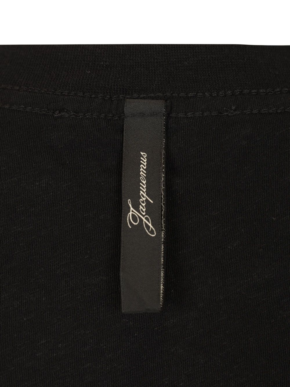 Jacquemus With Writing T-Shirt - Black | 2db5d117b579786337565510f98e361ff88d0b86