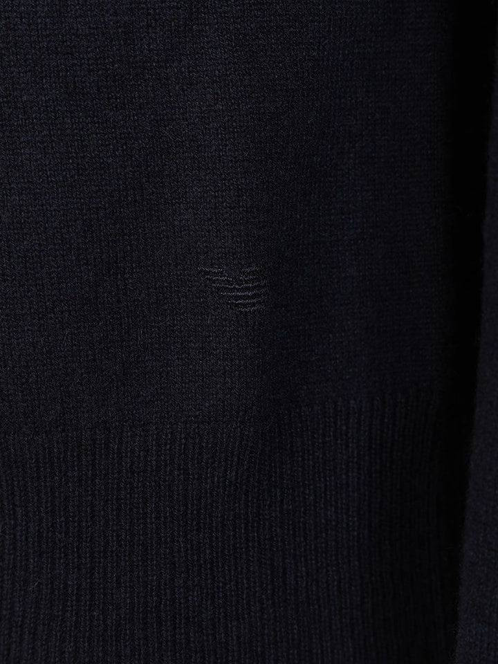 Emporio Armani Turtleneck Sweater Knitwear - Blue | c896d3cabdd82793f2a6bb35fdd71283d0ffcde5