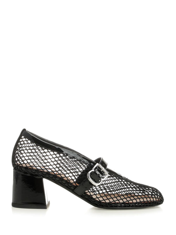 Mary Jane 55 On The Net Pumps Black