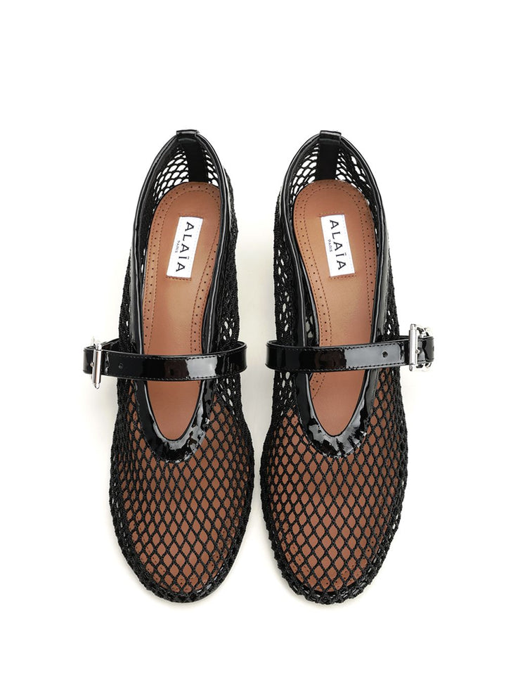 AlaÏA Mary Jane 55 On The Net Pumps - Black | f84b155092a127d1e9b91d6ad8b515bba0cd4bc2