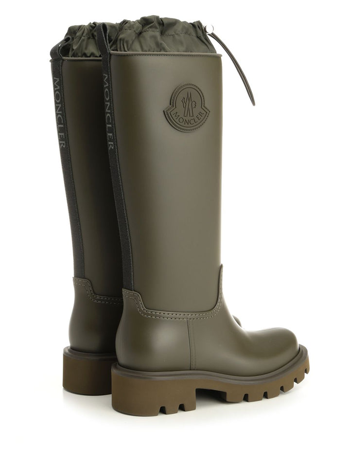 Moncler Kickstream High Rain Boots - Black | 445154406a5839bda84a183b4509b078387289c6