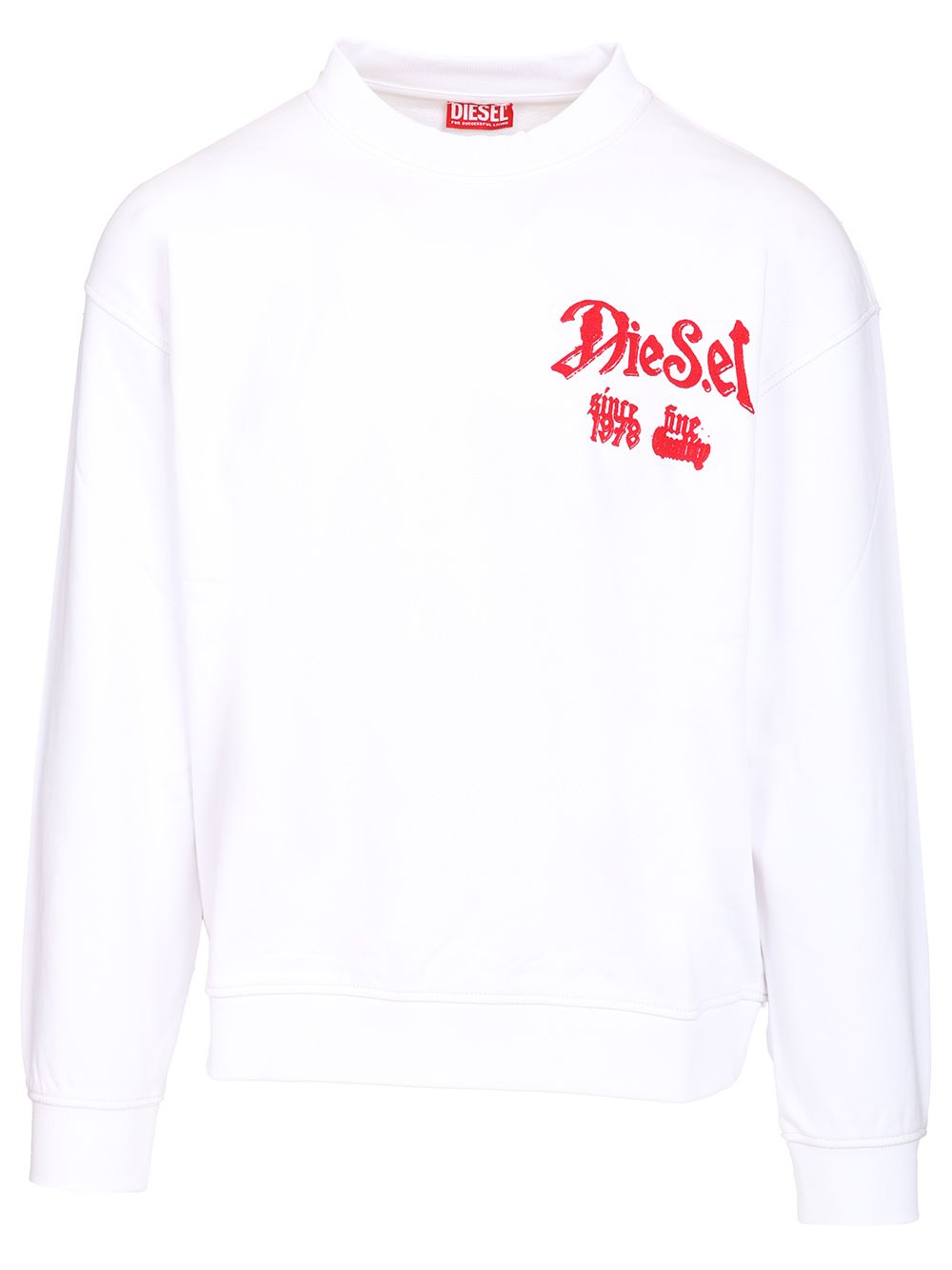 Diesel S-Boxt-Aa2 Sweatshirts - White | c0ea64eb9bedd05edd9b94a7b071531f73c6f7ee