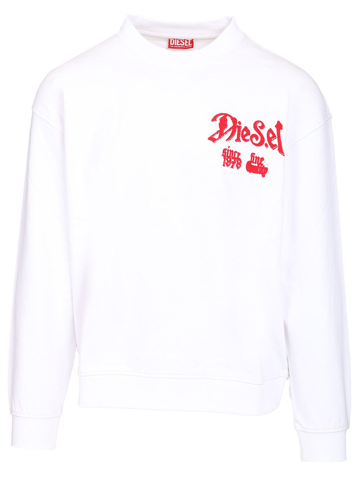 Diesel S-Boxt-Aa2 Sweatshirts - White | c0ea64eb9bedd05edd9b94a7b071531f73c6f7ee