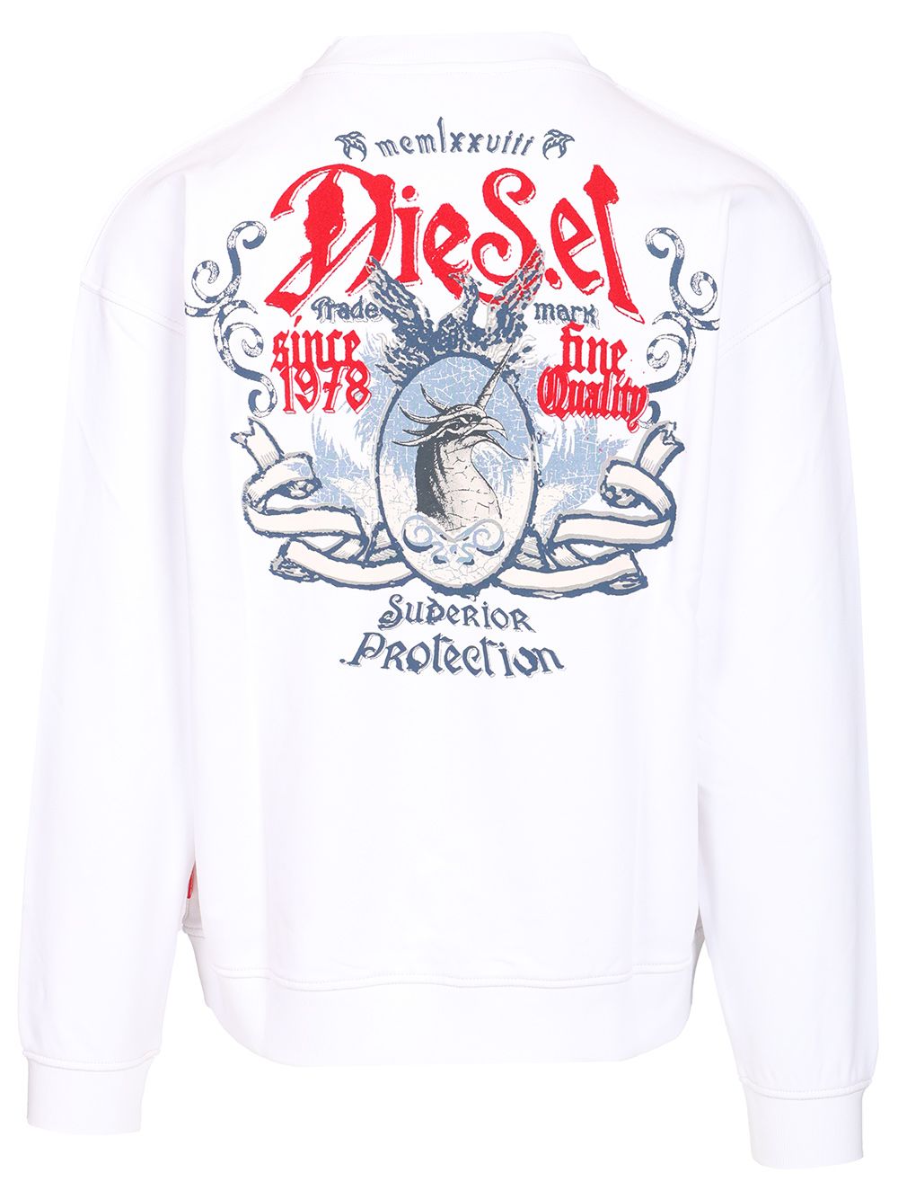 Diesel S-Boxt-Aa2 Sweatshirts - White | 8d0c2fa3f3566cb409b2ce6fb6842f50d542cec4
