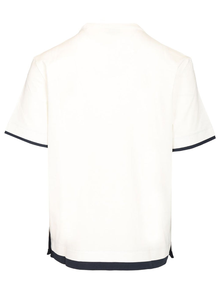 Fendi Over Light J+Ff Stitch T-Shirt - White | 8cf07b688e0fc2f1e3e17680e22a7e7a5bff924c