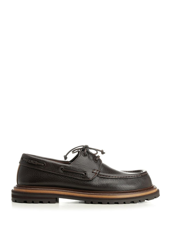 Pequin Lace-Up Scarpe Basse Brown