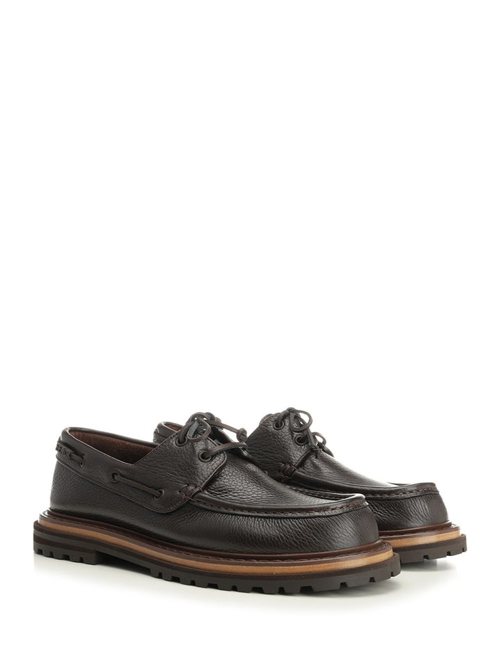Fendi Lace Up Vitel.Bottal+Mix Vit Scarpe basse - Brown | 70c2281f2764d06c2ec274c15faa39f7f95ad0da