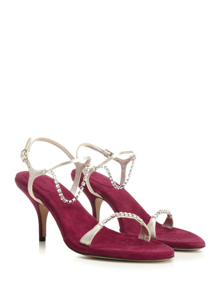 Chloe' Zia Heeled Sandals - Violet | 6708b411483aebb3b82aeb5a5463f755d4be73af