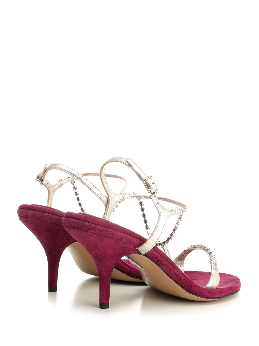 Chloe' Zia Heeled Sandals - Violet | 695830759a0b0b14f68fd4d196594d6c57df4eab