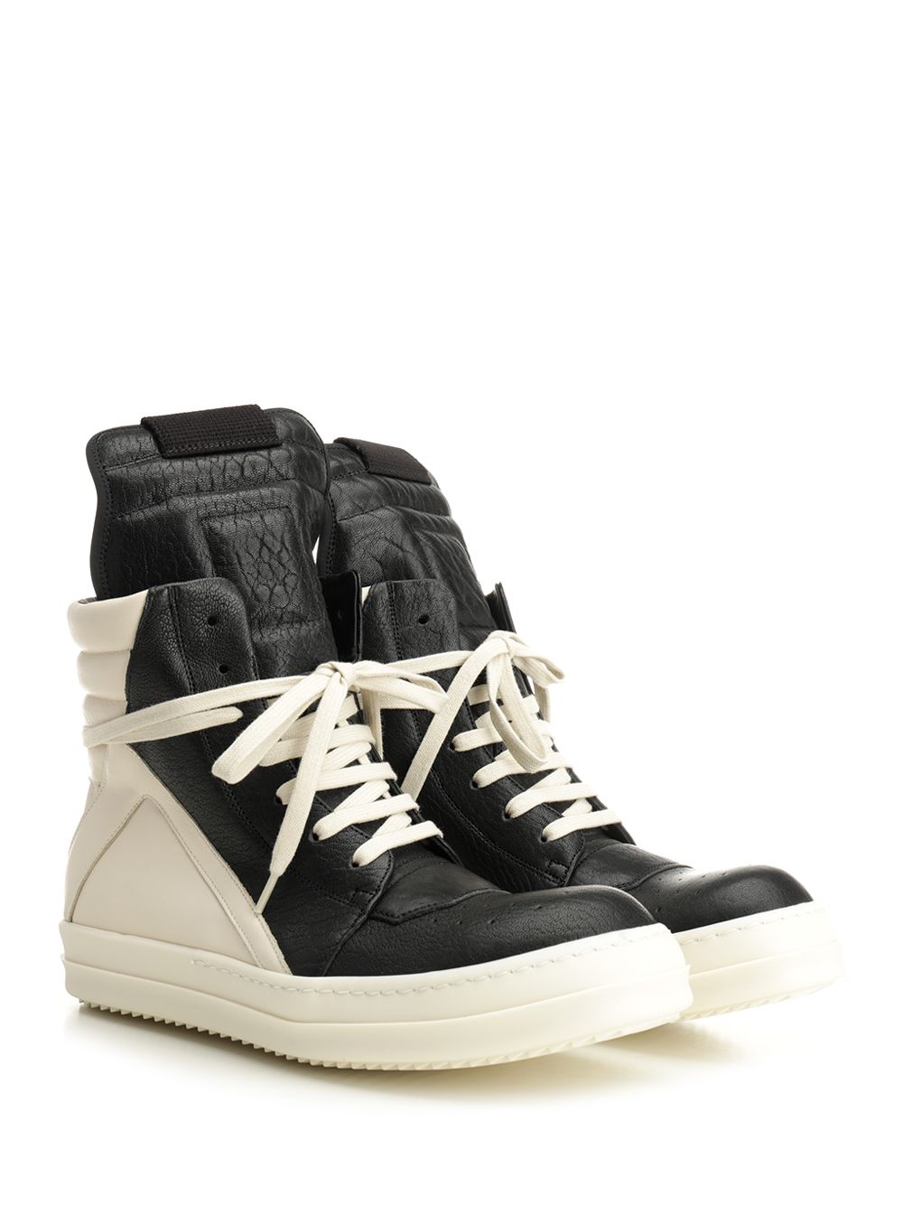 Rick Owens Geobasket Sneakers - Black | 04e436e99296493423b59db3a3106786845e1cd7