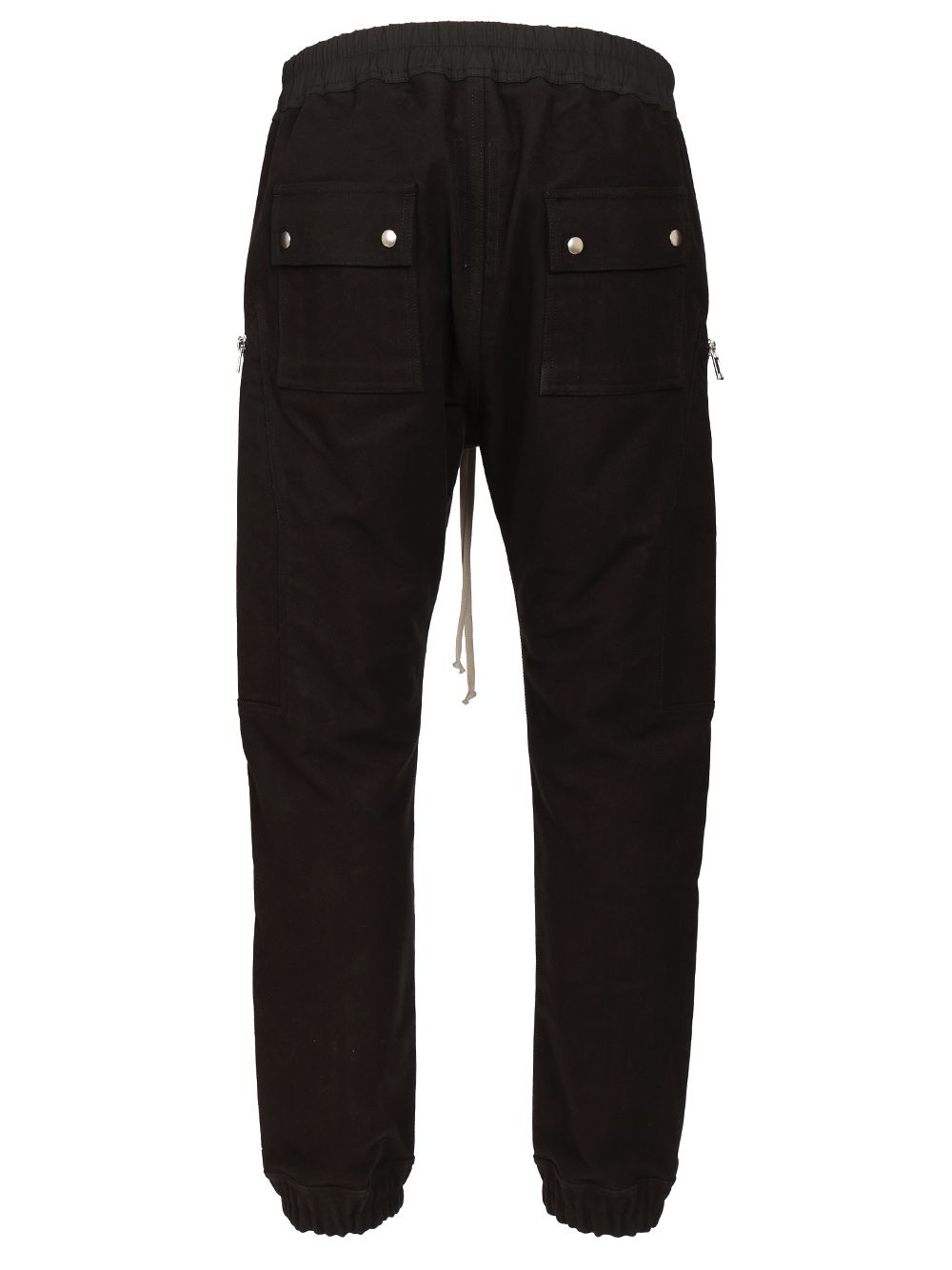 Rick Owens Heizer Cargo  Brushed Twill Trousers - Black | 2b16138e0f1f512f9cfb221651ede7fbc02a9bd4